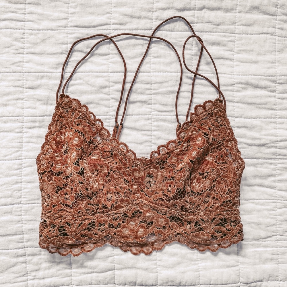 Free People Burnt Orange Bralette